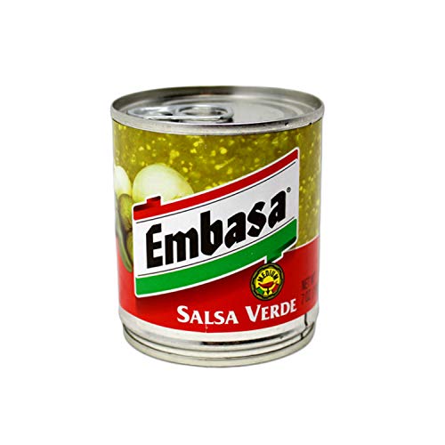 Embasa Salsa Verda | 7 Oz Can Of Medium Salsa For Tortilla Chips