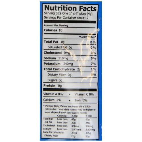 Emerald Cove Silver Grade Pacific Kombu Dried Seaweed, 1.76 Ou