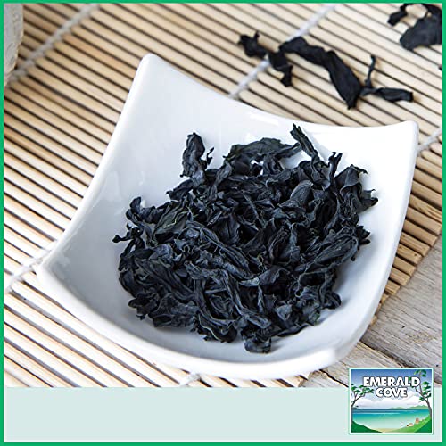 Emerald Cove Silver Grade Wakame Dried Seaweed, 1.76 Ounce Bag