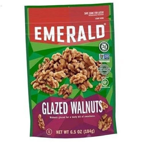 Emerald Glazed Walnuts 6.5 Ounce 2 Pack