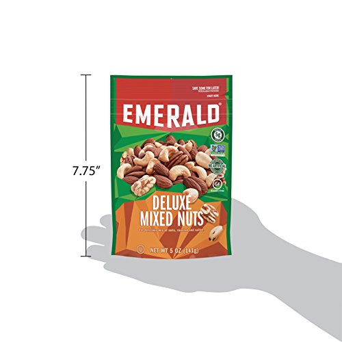 Emerald Deluxe Mixed Nuts, 5 Ounce Resealable Bag Emerald Deluxe Mixed Nuts, 5 Ounce Resealable Bag