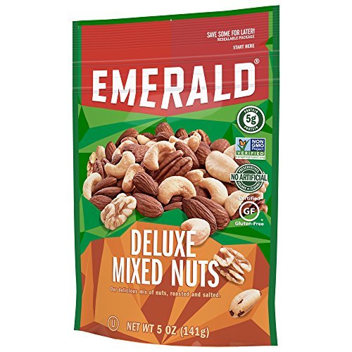 Emerald Deluxe Mixed Nuts, 5 Ounce Resealable Bag Emerald Deluxe Mixed Nuts, 5 Ounce Resealable Bag