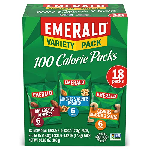Emerald Nuts, 100 Calorie Variety Pack, 18 Count