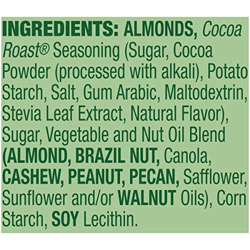 Emerald Nuts Cocoa Roast Almonds, 100 Calorie Packs, 7 Count