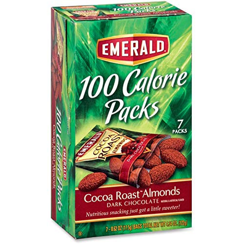 Emerald Nuts Cocoa Roast Almonds, 100 Calorie Packs, 7 Count