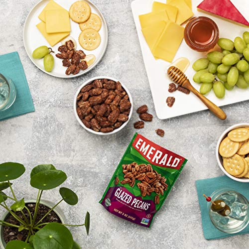 Emerald Nuts, Glazed Pecans, 5 Ounce Resealable Bag