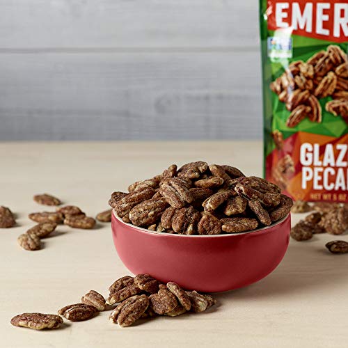 Emerald Nuts, Glazed Pecans, 5 Ounce Resealable Bag
