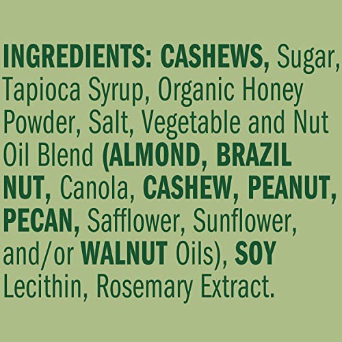 Emerald Nuts, Honey Glazed Cashews, 5 Oz Resealable Bag