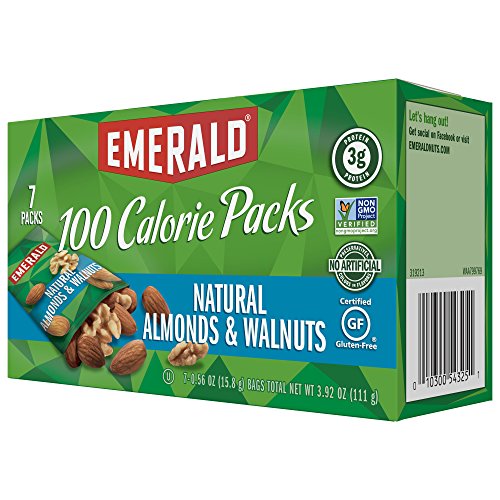 Emerald Nuts, Natural Walnuts &Amp; Almonds 100 Calorie Packs, 7 Cou