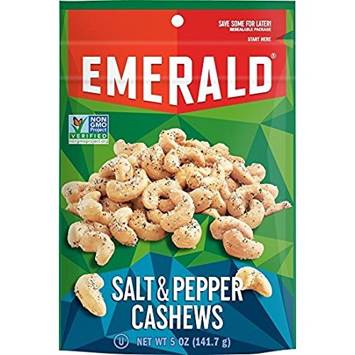 Emerald Salt &Amp; Pepper Cashews 5 Oz 2 Pack