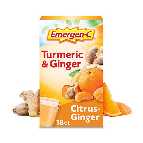 Emergen-C Citrus-Ginger Fizzy Drink Mix, Turmeric And Ginger, Im