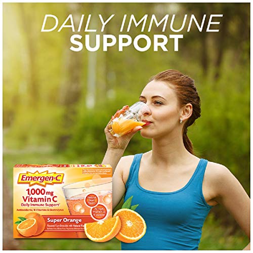 Emergen-C Dietary Supplement With 1000Mg Vitamin C Super Orange