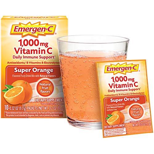 Emergen-C Dietary Supplement With 1000Mg Vitamin C Super Orange