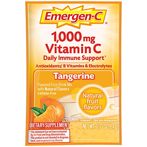 Emergen-C Vitamin C 1000Mg Powder 30 Count, Tangerine Flavor, 1