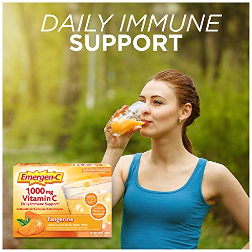 Emergen-C Vitamin C 1000Mg Powder 30 Count, Tangerine Flavor, 1