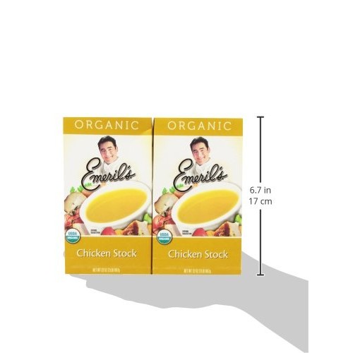 Emerils All Natural Organic Stock, Chicken, 32 Ounce Pack Of 6