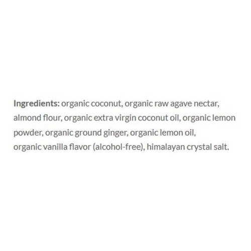 Emmys Organics Lemon Ginger Coconut Cookies, 6 Oz. Pack Of 2