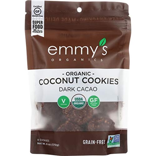Emmys Dark Cacao Macaroons, 6 Ounce -- 8 Per Case.