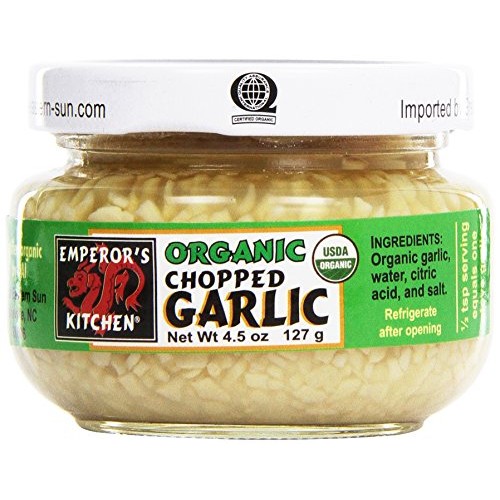 Emperors Kitchen Condiments, Chopped Garlic, 4.5 Oz