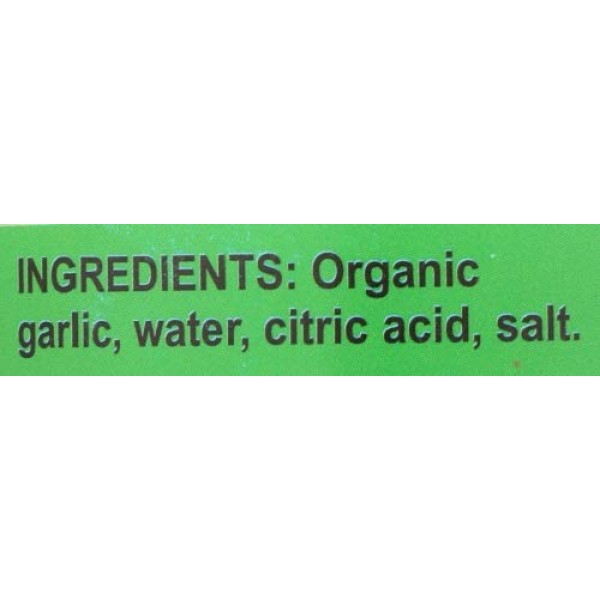 Emperors Kitchen Organic Chopped Garlic, 4.5 Ounce Pack of 12