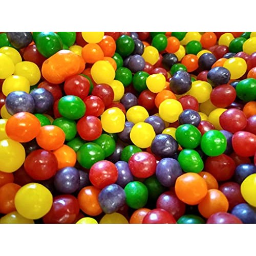 Emporium Candy Assorted Fruit Sours Chewy Candy Balls - 2 lbs of...