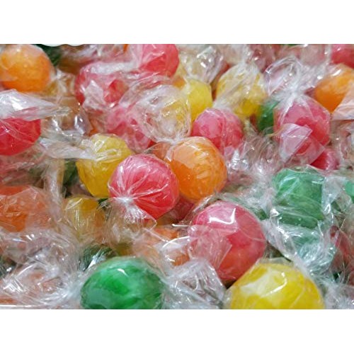 Fruit Sour Balls - Delicious Individually Wrapped Assorted Orang...