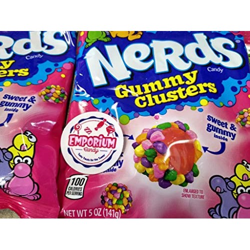 Nerds Gummy Clusters - Three 5 Ounce Bags Of Fresh Delicious Che