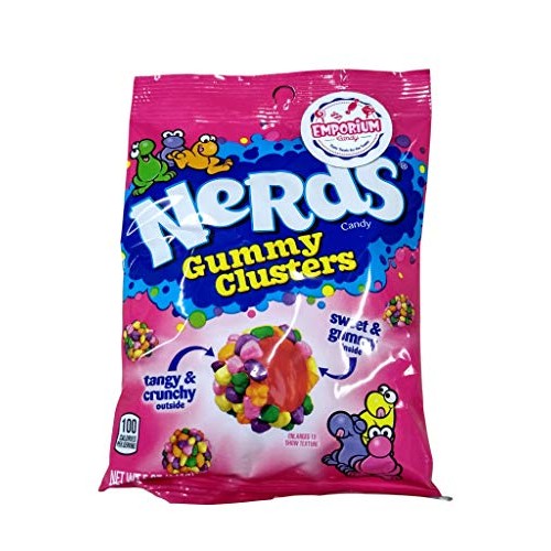Nerds Gummy Clusters - Three 5 Ounce Bags Of Fresh Delicious Che