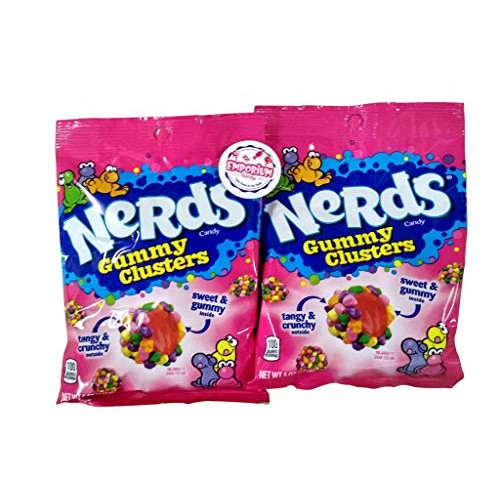 Nerds Gummy Clusters - Two 5 Ounce Bags Of Fresh Delicious Chewy