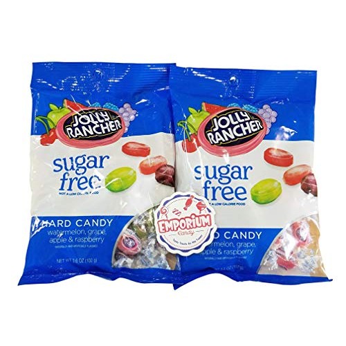 Sugar Free Jolly Ranchers - Two Pack Of 3.6 Ounce Bag With Refri