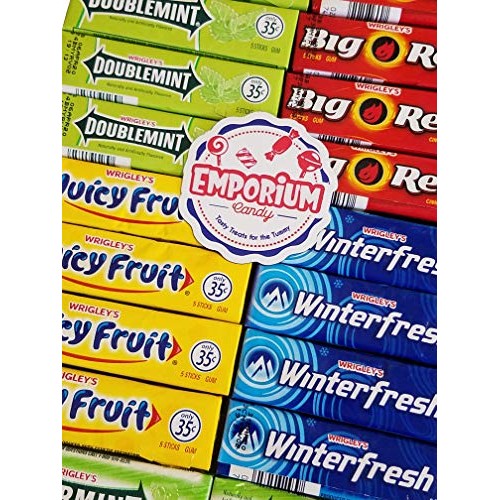 Wrigley Doublemint, Spearmint, Juicy Fruit, Big Red, Winterfresh...