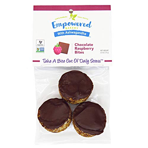 Empowered Bakery Chocolate Raspberry Energy Bites |Contain Ashwa