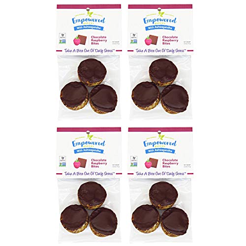 Empowered Bakery Chocolate Raspberry Energy Bites |Contain Ashwa