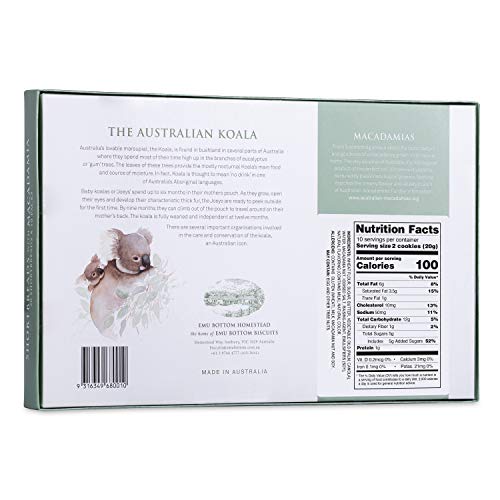 Shortbread Butter Cookies With Macadamia Individually Wrapped Go