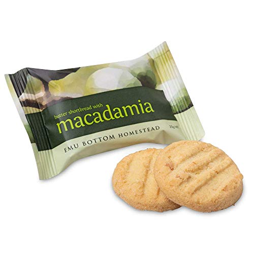 Shortbread Butter Cookies With Macadamia Individually Wrapped Go