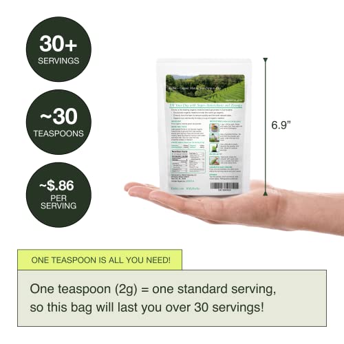 Encha Latte Grade Matcha Powder - Unsweetened, First Harvest, Or...