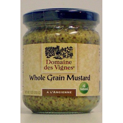 Domaine Des Vignes Whole Grain Mustard 7 Oz. Pack Of 3