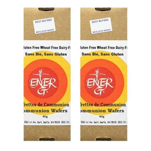 Ener-G Foods Communion Wafers Gluten Free -- 1.55 Oz 2-Pack
