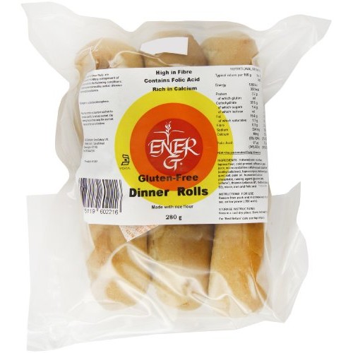 Ener-G Foods Tapioca Dinner Rolls, 9.88-Ounce Packages Pack Of 6