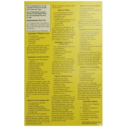 Ener-G Egg Replacer- 16 Oz Pack Of 3