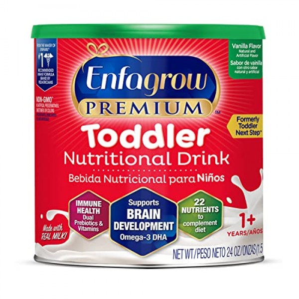 Enfagrow Premium Omega 3 Dha Prebiotics Non-Gmo Formerly Toddle