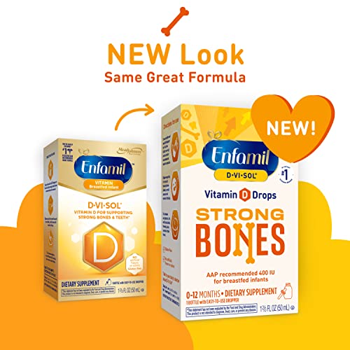 Enfamil Baby Vitamin D-Vi-Sol Vitamin D Liquid Supplement Drops ...