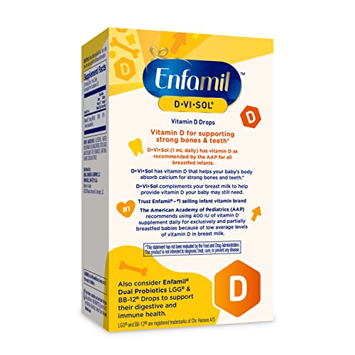 Enfamil Baby Vitamin D-Vi-Sol Vitamin D Liquid Supplement Drops ...