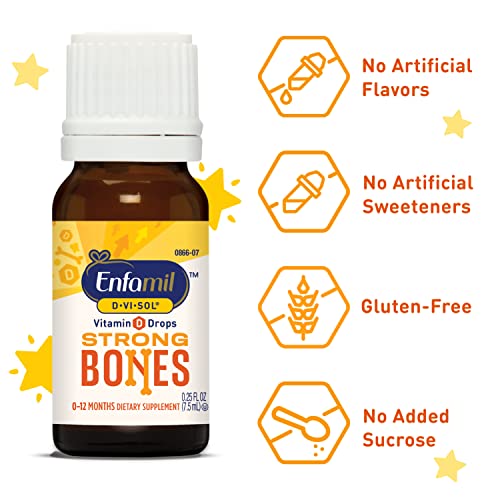 Enfamil Baby Vitamin D-Vi-Sol Vitamin D Liquid Supplement Drops ...