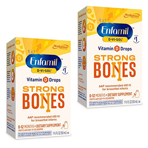 Enfamil Baby Vitamin D-Vi-Sol Vitamin D Liquid Supplement Drops ...