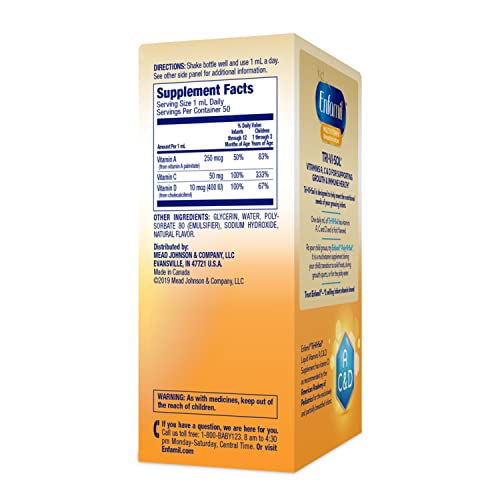 Enfamil Tri-Vi-Sol Liquid Vitamins A, C &Amp; D Supplement For Infan Enfamil Tri-Vi-Sol Liquid Vitamins A, C &Amp; D Supplement For Infan