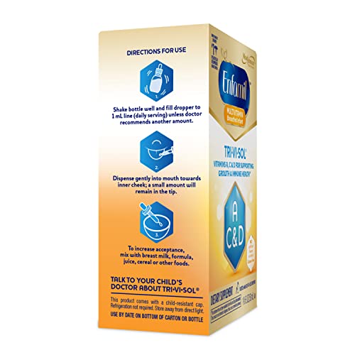 Enfamil Tri-Vi-Sol Liquid Vitamins A, C &Amp; D Supplement For Infan Enfamil Tri-Vi-Sol Liquid Vitamins A, C &Amp; D Supplement For Infan