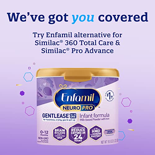 Enfamil Neuropro Gentlease Baby Formula, Brain And Immune Suppor