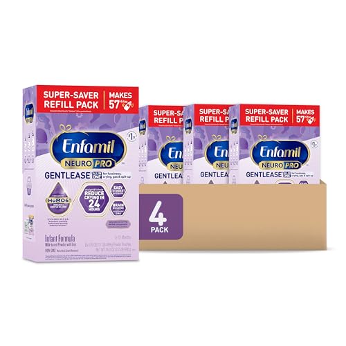 Enfamil NeuroPro Gentlease Baby Formula, Brain Building DHA, HuM...