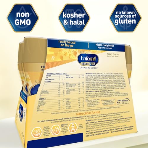 Enfamil NeuroPro Ready to Feed Baby Formula, Ready to Use, Brain...